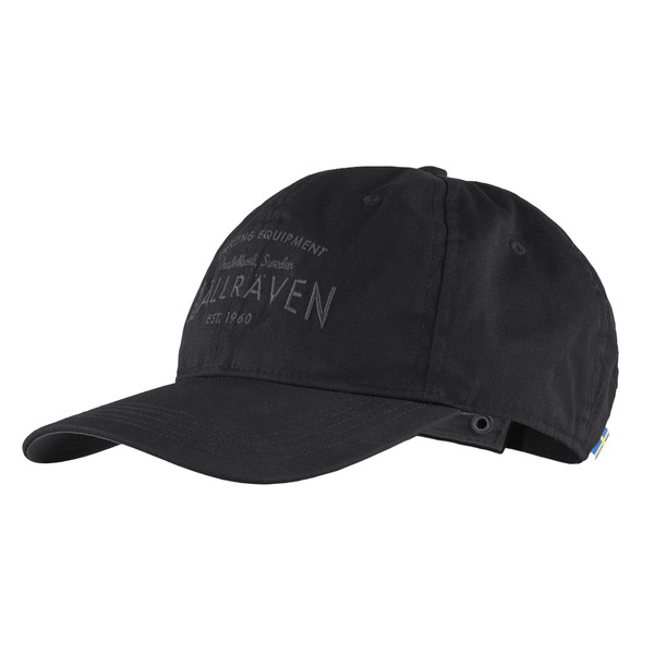 Fjällräven Fjällräven Est 1960 Cap - Black - Unisex - L/XL