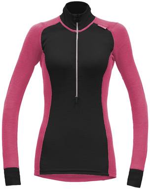 Wool Mesh Woman Half Zip Melon L