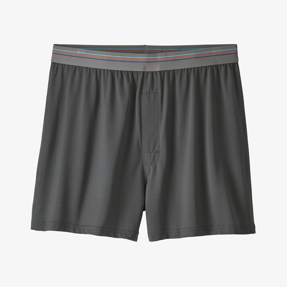 Patagonia miesten Sender Bokserit kierrätettyä nailonia, Forge Grey / S