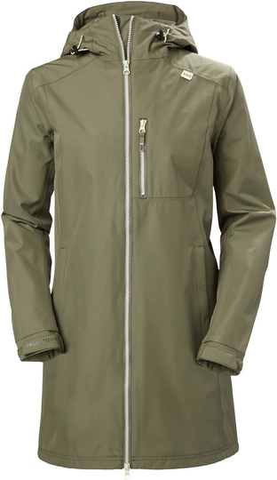Women's Long Belfast Jacket Vaaleanvihreä L