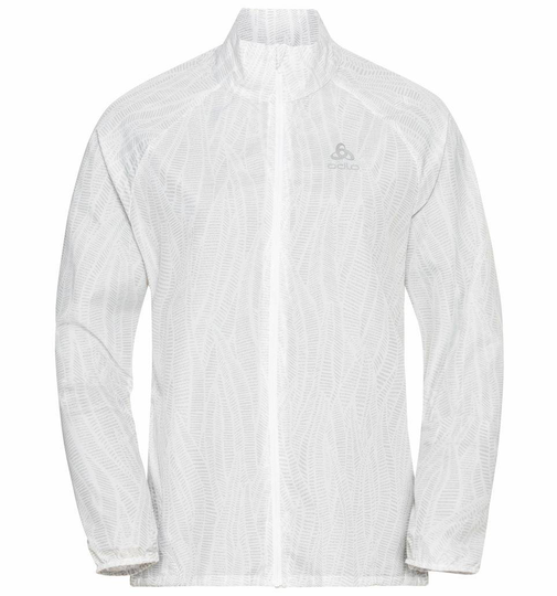 Women's Zeroweight Print Jacket Valkoinen XS