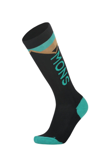 Mons Royale Miesten Merinovillasukat - Lift Access Sock, Marina / Black / M (42-44)