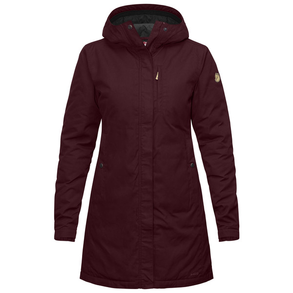 Fjällräven Kiruna Padded Parka W - Dark Garnet - Naiset - L