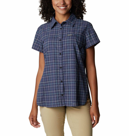 Women's Silver Ridge Novelty Short Sleeve Shirt Nocturnal XL