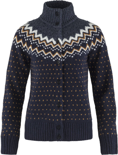 Övik Knit W Cardigan Dark navy L