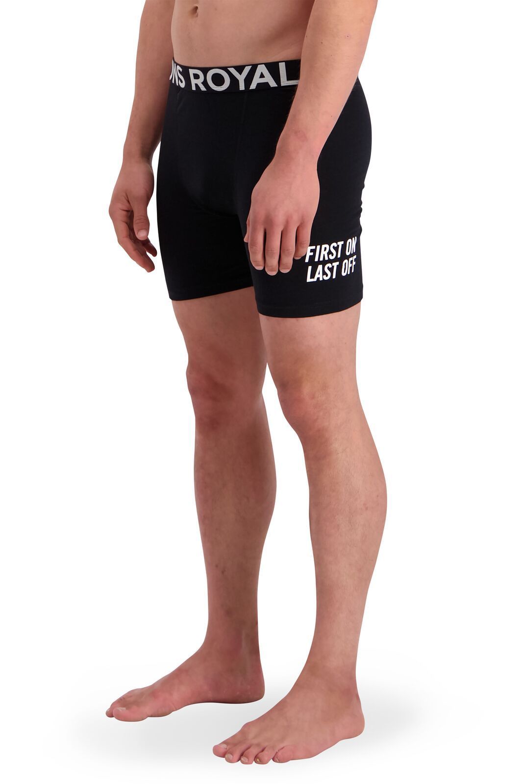 Mons Royale Miesten Hold 'em Boxer Alushousut - Merinovillasta, Black / S