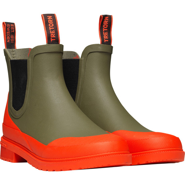 Tretorn Chelsea Offroad - Field Green/burnt Orange - Unisex - EUR 37