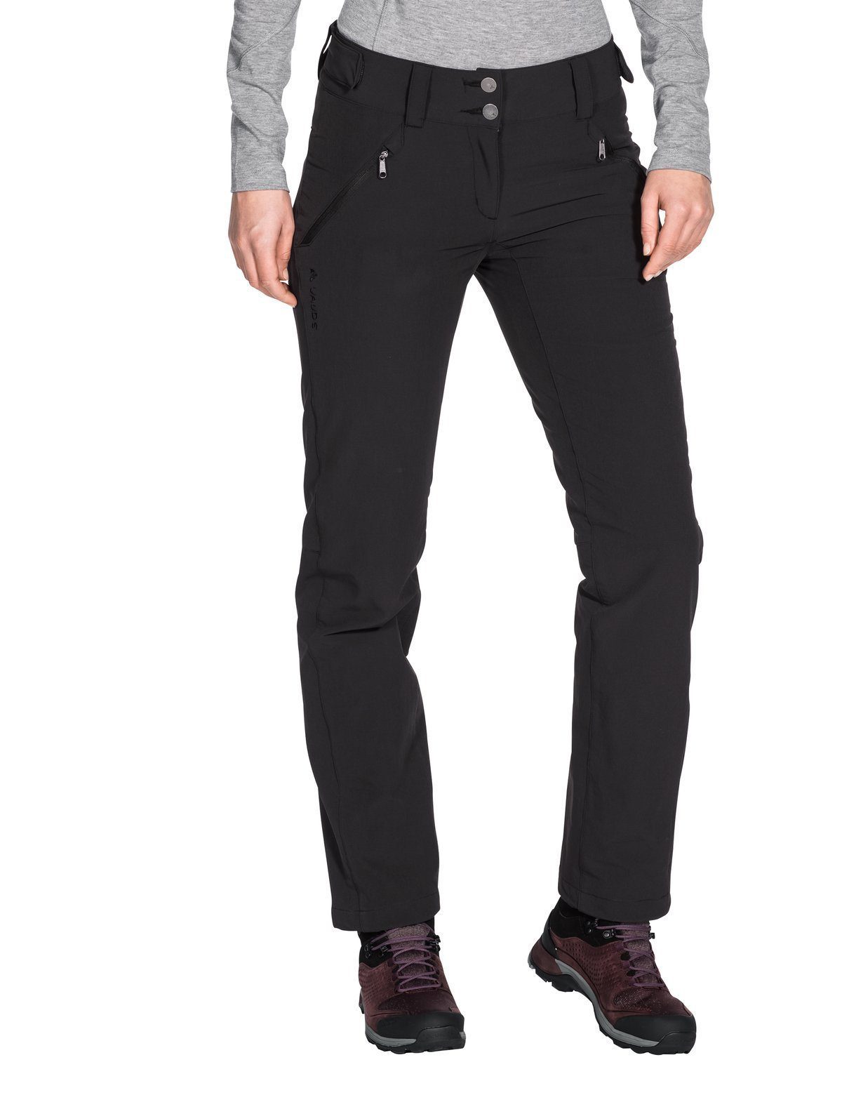 Vaude - Naisten Skomer Talvihousut Villavuorella, Black / 36