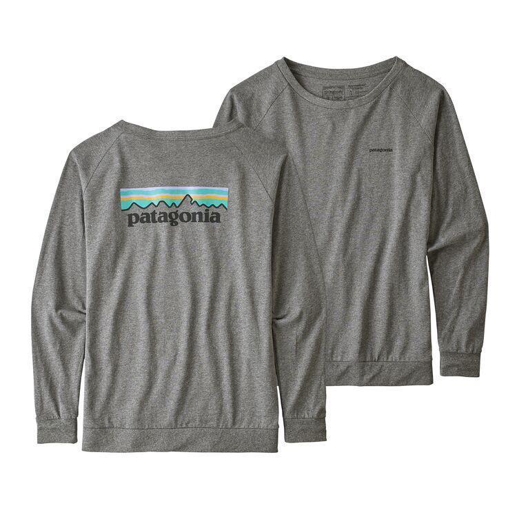 Patagonia Pitkähihainen T-paita Pastel P-6 Logo Responsibili-Tee, Gravel Heather / L