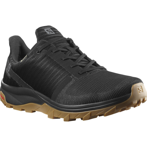 Salomon Outbound Prism Gtx - Black/black/gum1a - Miehet - UK 10,5