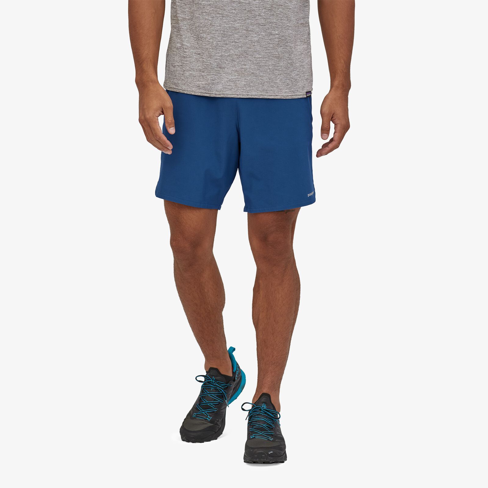 Patagonia Miesten Nine Trails shortsit - Kierrätetty polyester, Superior Blue / M