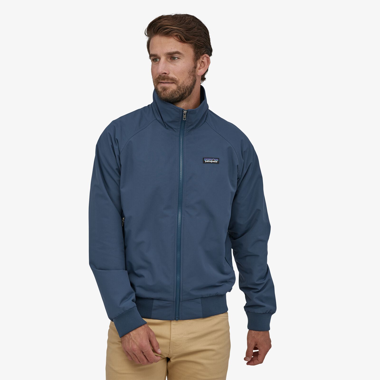 Miesten Baggies Tuulitakki - Kierrätettyä Nylonia, Stone Blue / S