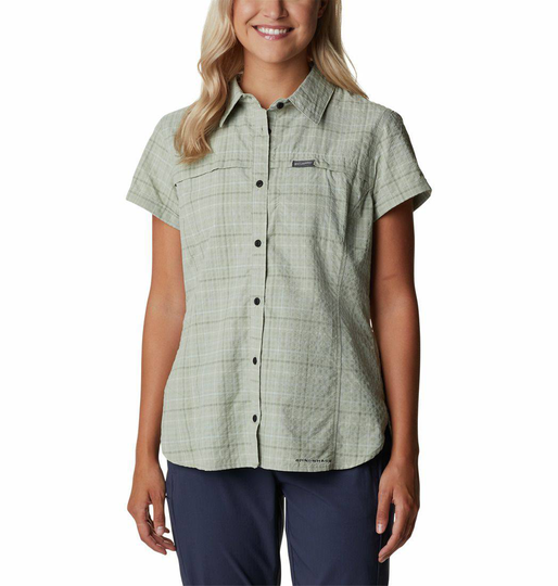 Women's Silver Ridge Novelty Short Sleeve Shirt Vihreä XL