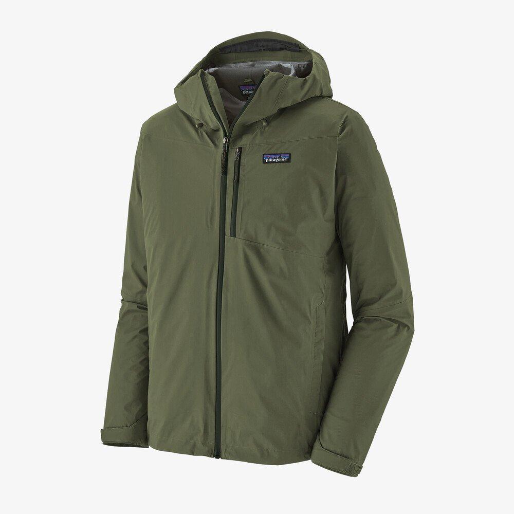 Miesten Rainshadow Kuoritakki - 100% kierrätettyä nylonia, Industrial Green / XS