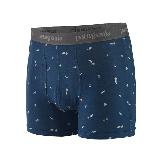 Patagonia Miesten Essential Bokserit Urheiluun - TENCEL-kankaasta, River Walk: Tidepool Blue / S / 3"