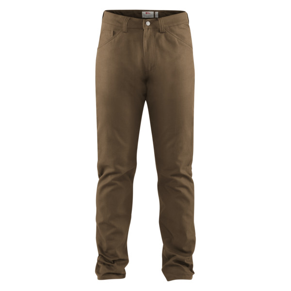 Fjällräven Greenland Canvas Jeans M - Dark Sand - Miehet - 46