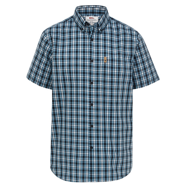Fjällräven Övik Shirt Ss M - Dusk - Miehet - L