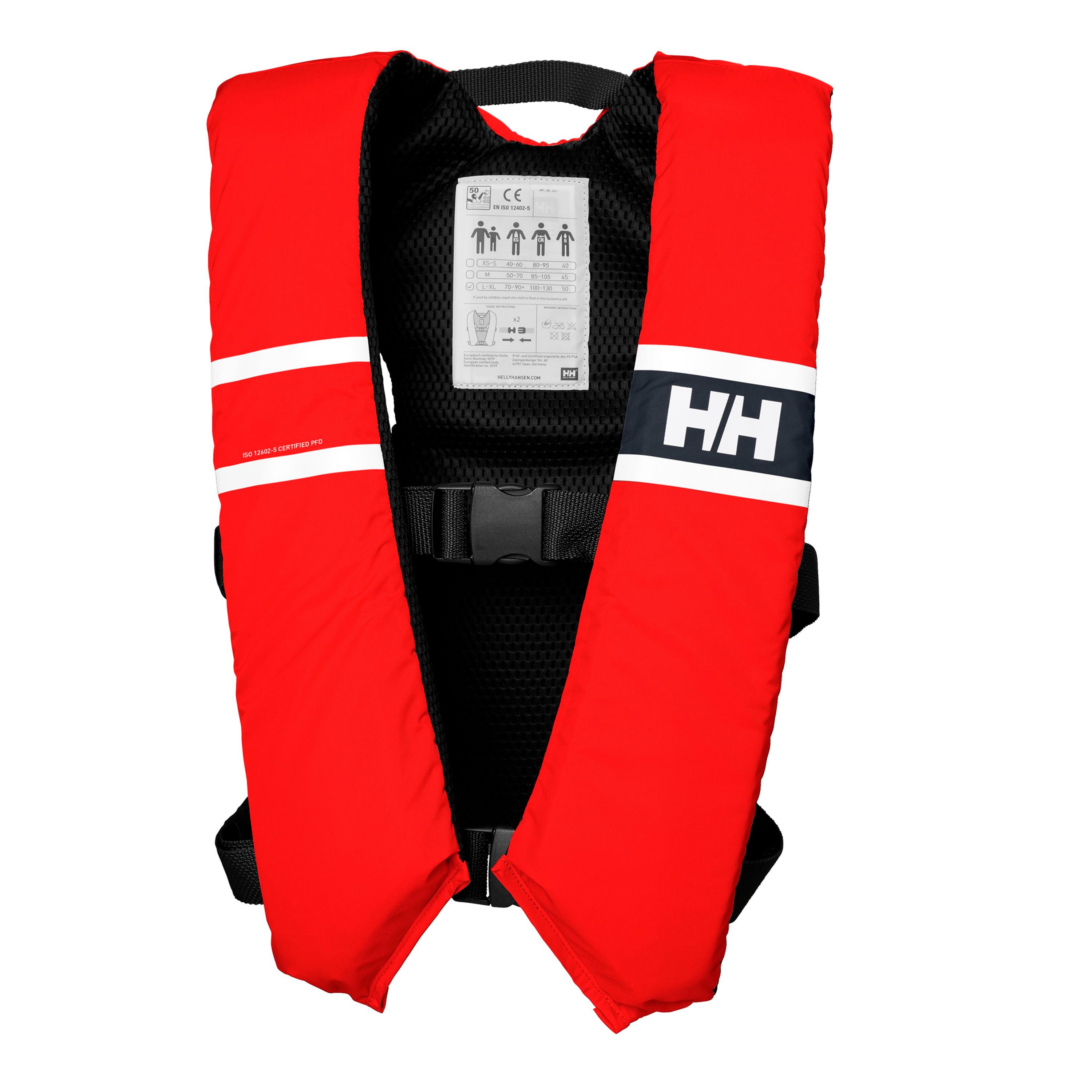 Helly Hansen Comfort compact pelastusliivi, punainen, 40-60kg