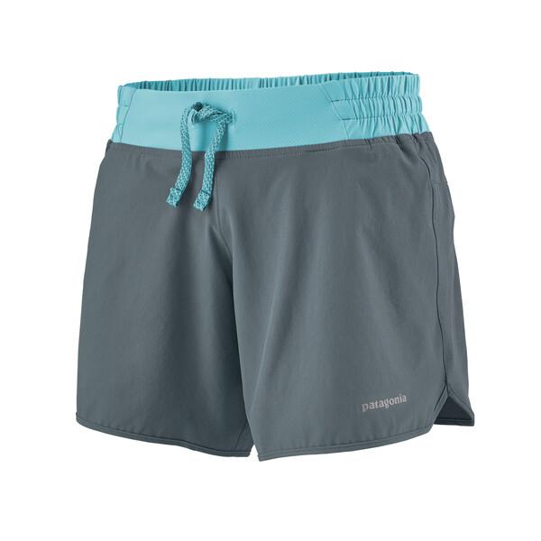 Patagonia Naisten Nine Trails Shortsit 6" - Kierrätetystä polyesteristä, Plume Grey / XS