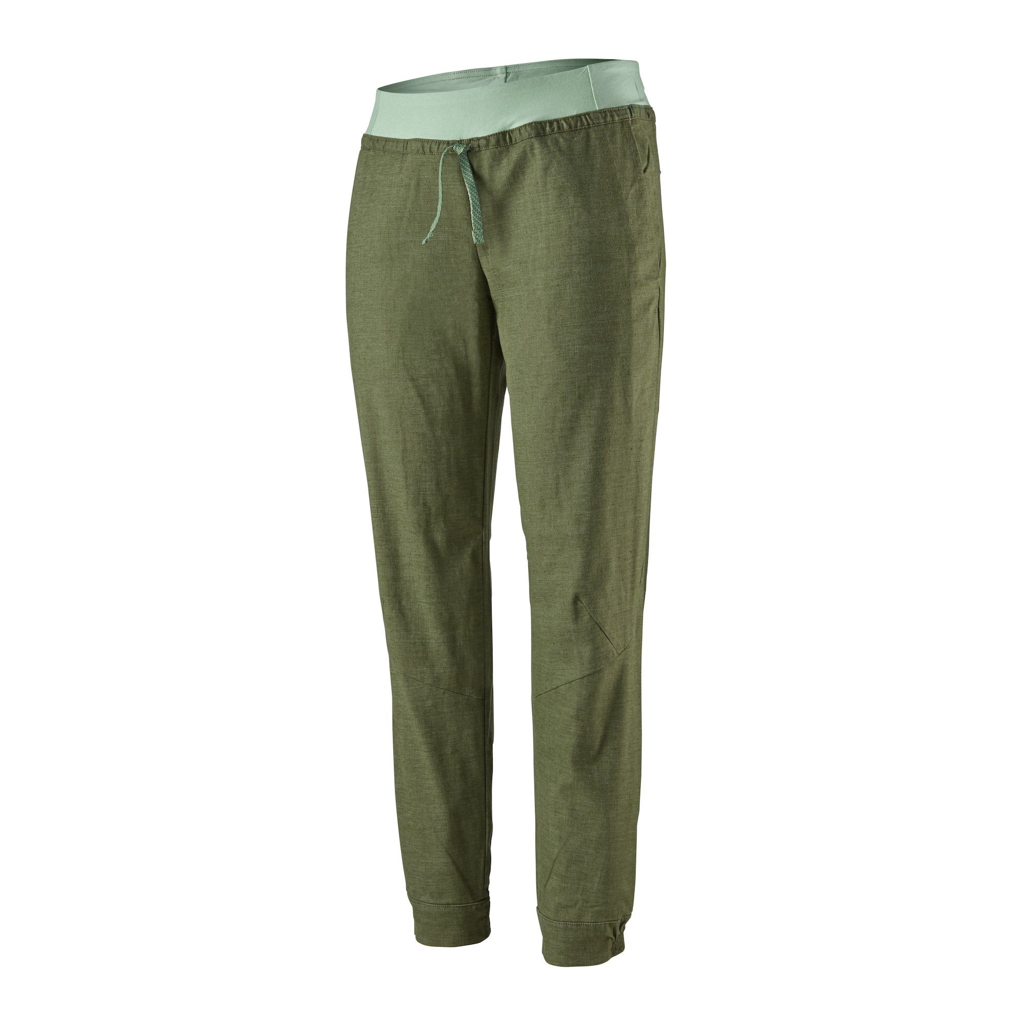 Patagonia Naisten Hampi Kiipeilyhousut - Hamppu/Kierrätetty Polyesteri, Camp Green / XL
