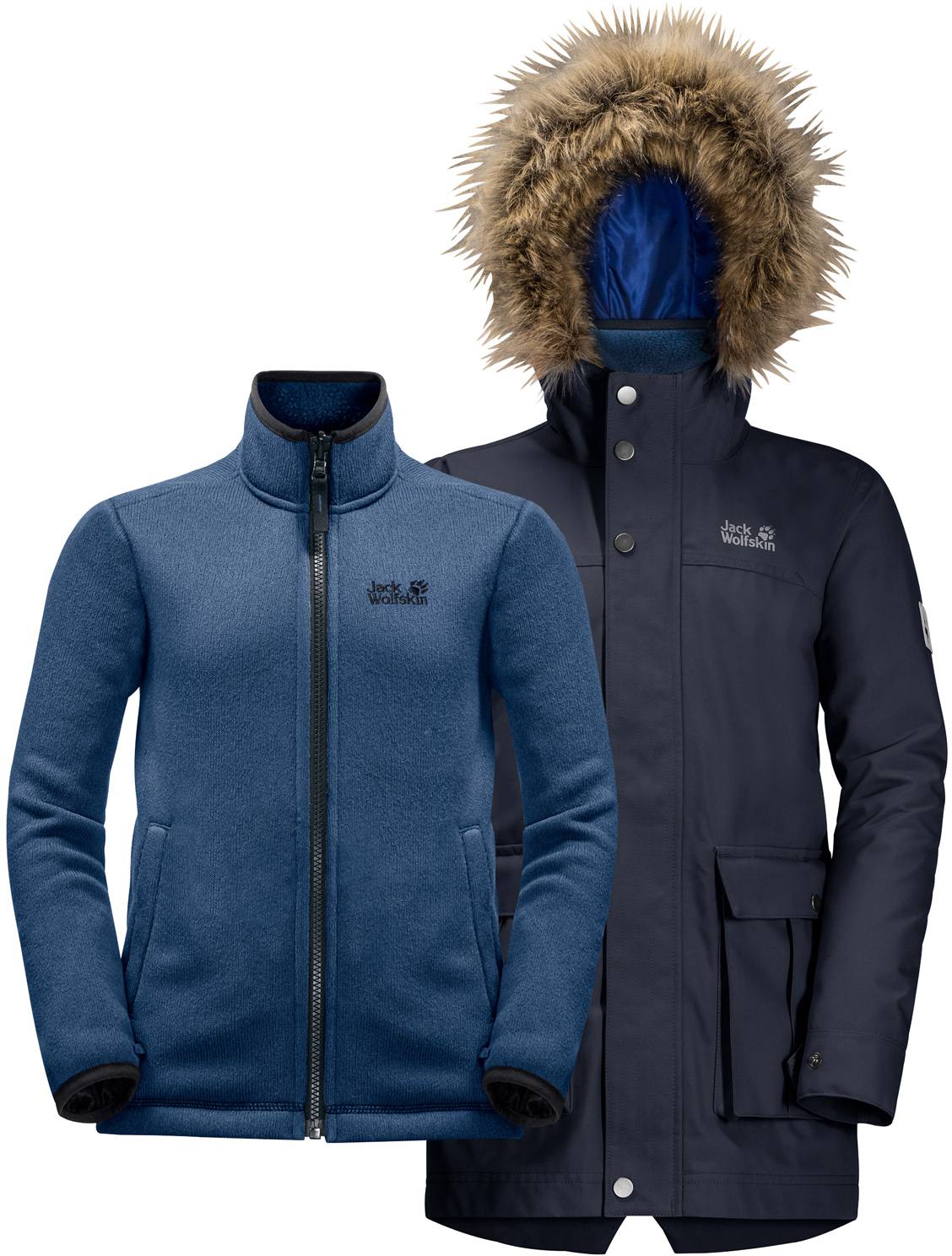 Boys Elk Island 3in1 Parka Night 128