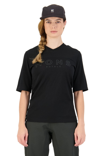 Mons Royale Naisten Redwood Enduro VT-paita, Black / S
