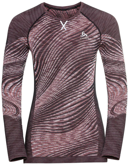 Blackcomb Eco Long Sleeve Crew W Vaaleanpunainen XS