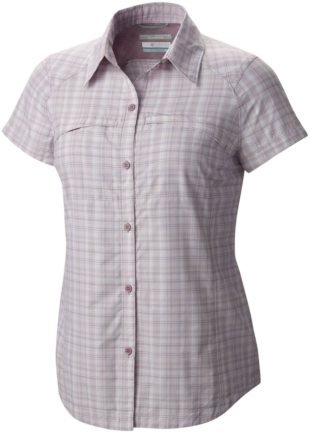 Silver Ridge Multi Plaid Womens Short Sleeve Sparrow L