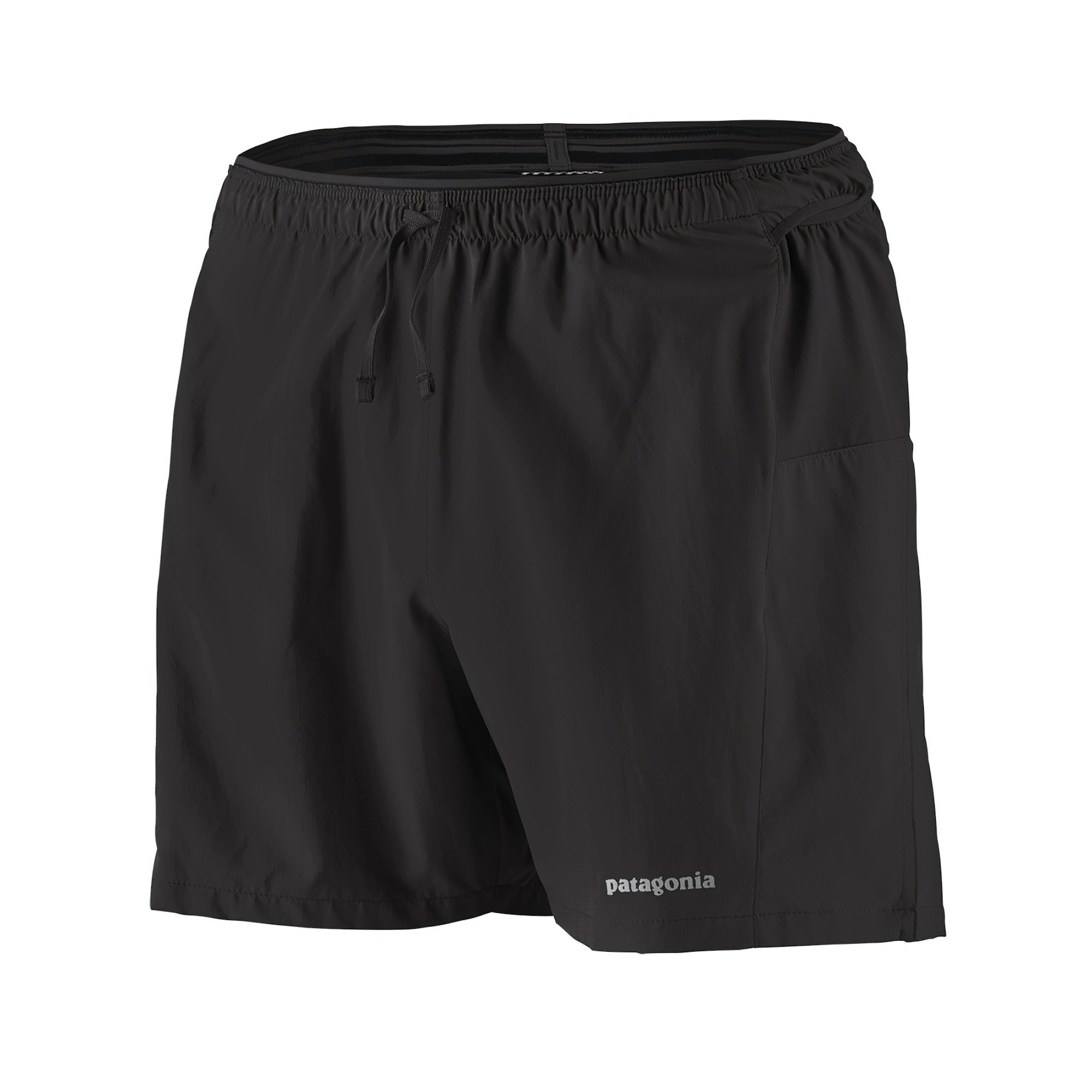 Patagonia Miesten Strider Pro Juoksushortsit - 5" - Kierrätettyä Polyesteria, Black / M