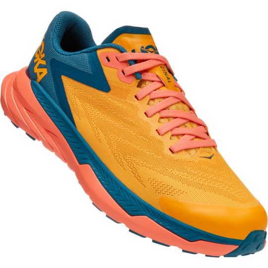Hoka One One W Zinal - Radiant Yellow / Camellia - Naiset - 9