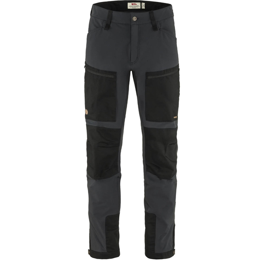 Fjällräven Miesten Keb Agile Trousers housut- G-1000® Lite Eco Stretch, Black-Black / 46