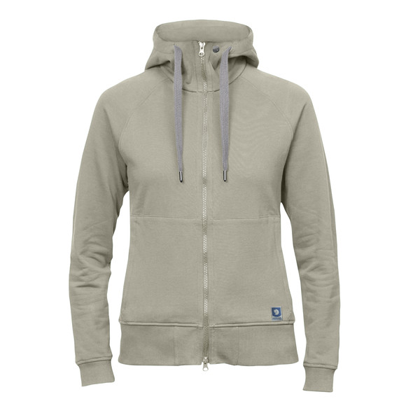 Fjällräven Greenland Zip Hoodie W - Fog - Naiset - L