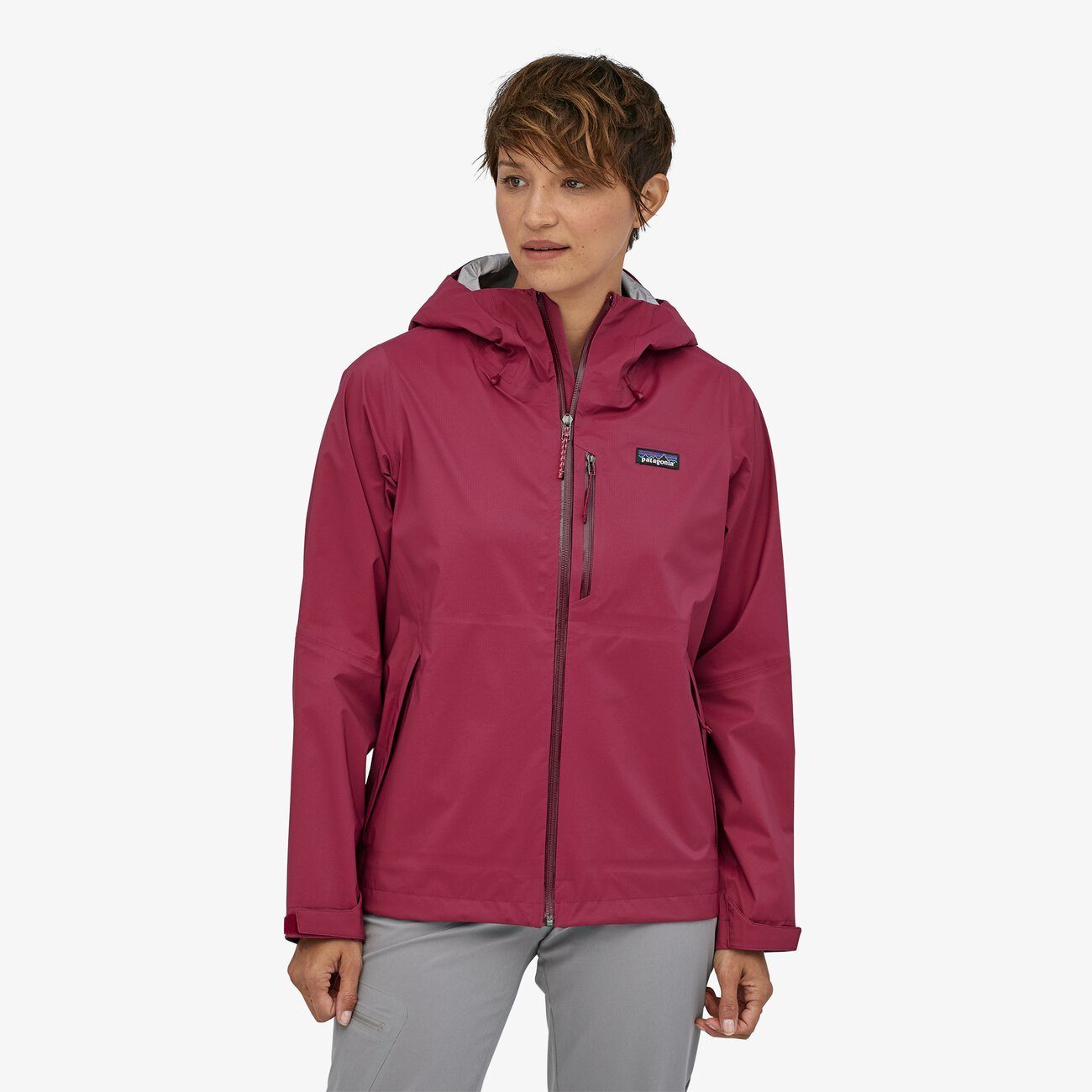 Patagonia Naisten Rainshadow Vedenpitävä Kuoritakki. Kierrätetty Nylon, Roamer Red / S