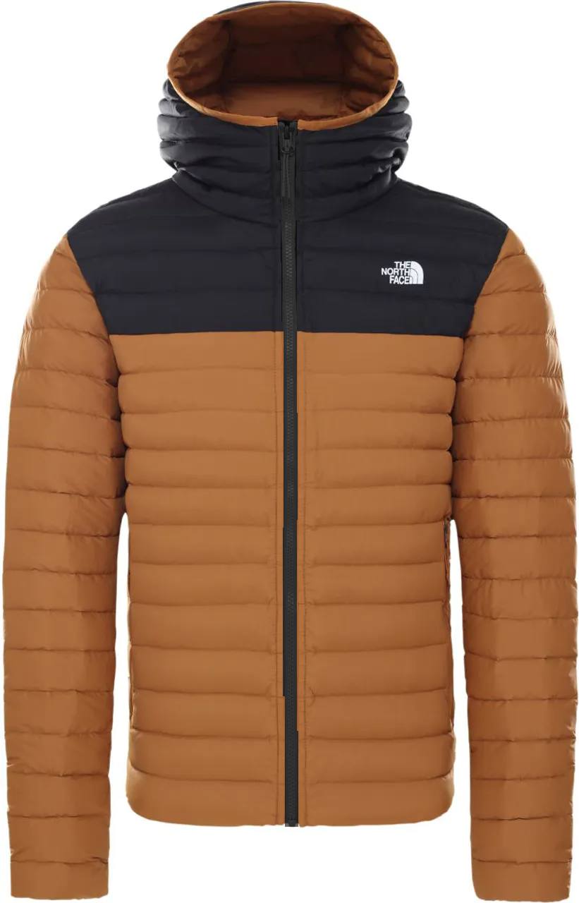 Stretch Down Hoodie Tan S