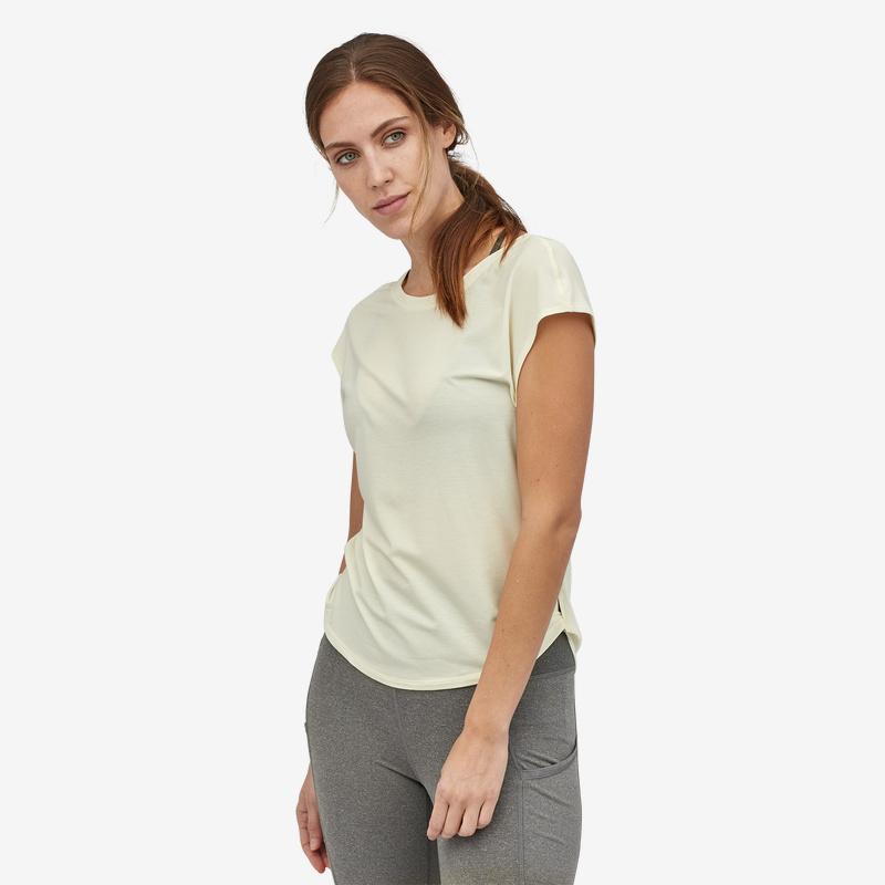 Patagonia Naisten Glorya Twist T-paita - Kierrätettyä polyesteria, White Wash / S