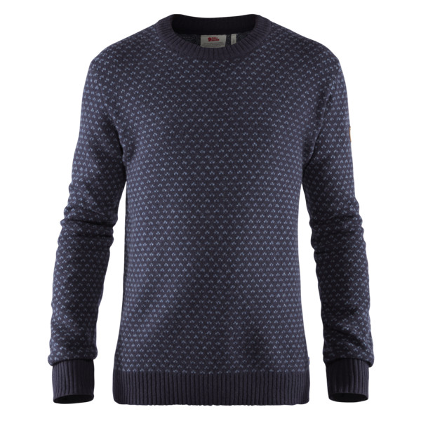 Fjällräven Övik Nordic Sweater M - Dark Navy - Miehet - L