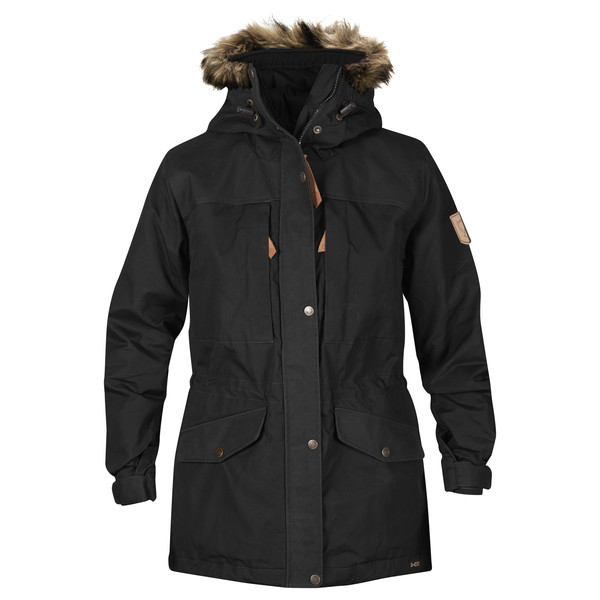 Fjällräven Singi Winter Jacket W. - Black - Naiset - S