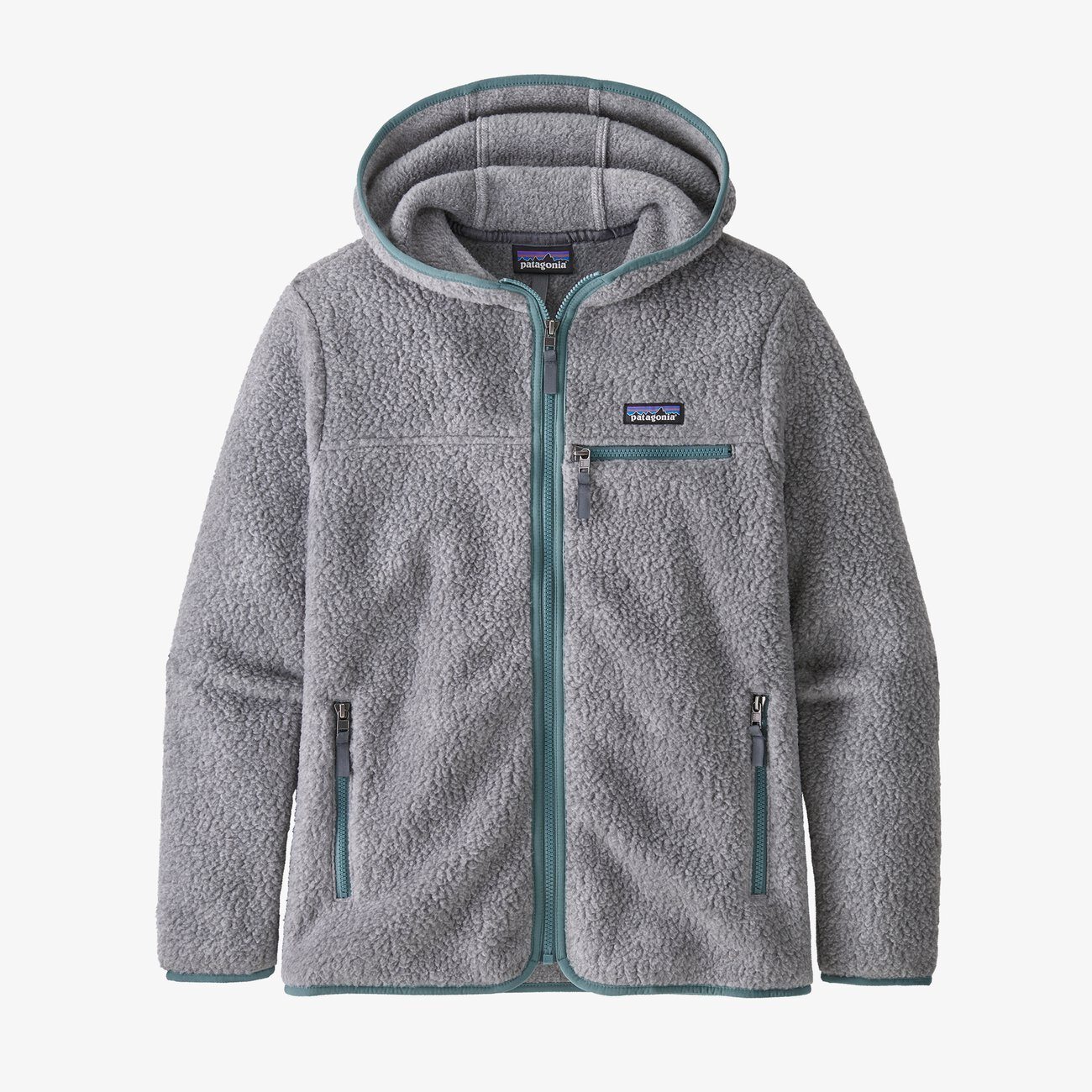Patagonia Naisten Retro Pile Fleece Huppari - Kierrätettyä Polyesteria, Salt Grey / M