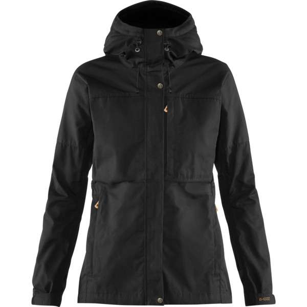 Fjällräven Kaipak Jacket W - Black - Naiset - L