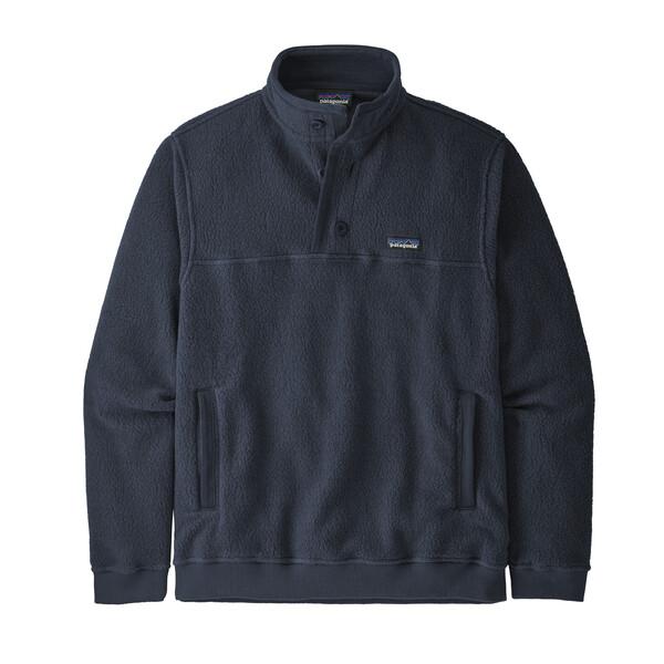 Miesten Patagonia Shearling Fleece Button Pullover – fleecepaita, New Navy / M