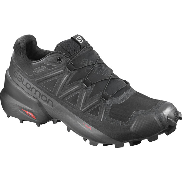 Salomon Speedcross 5 Gtx - Black/black/phantom - Miehet - UK 8,5