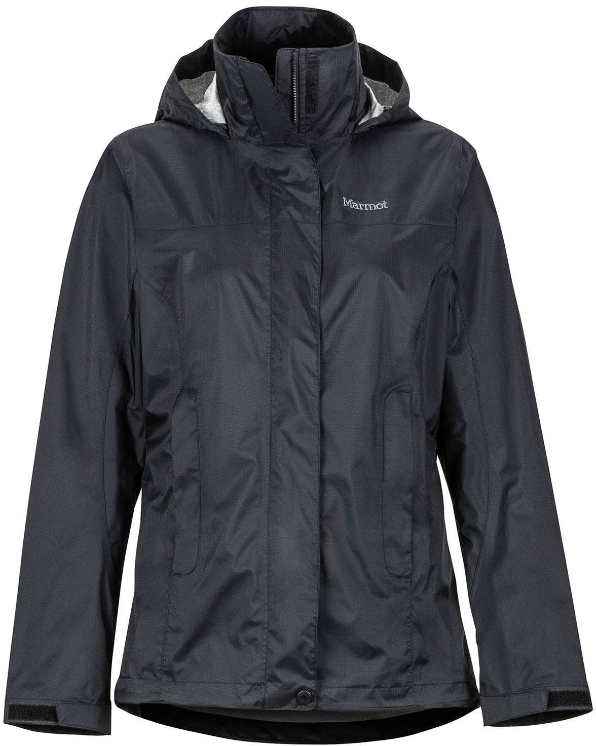 Women's Precip Eco Jacket Musta XS
