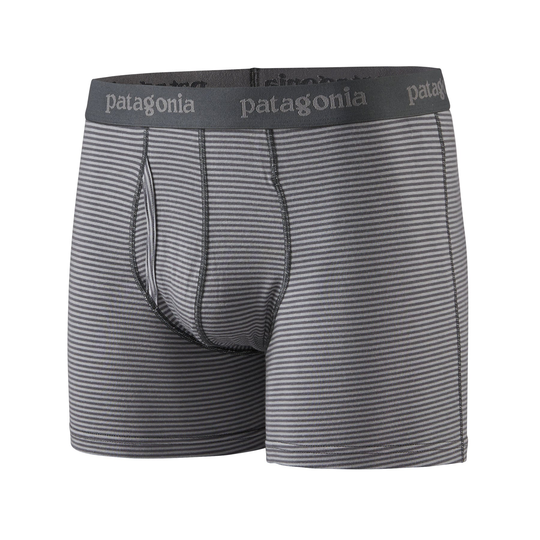 Patagonia Miesten Essential Bokserit Urheiluun - TENCEL-kankaasta, Fathom: Forge Grey / L / 3"