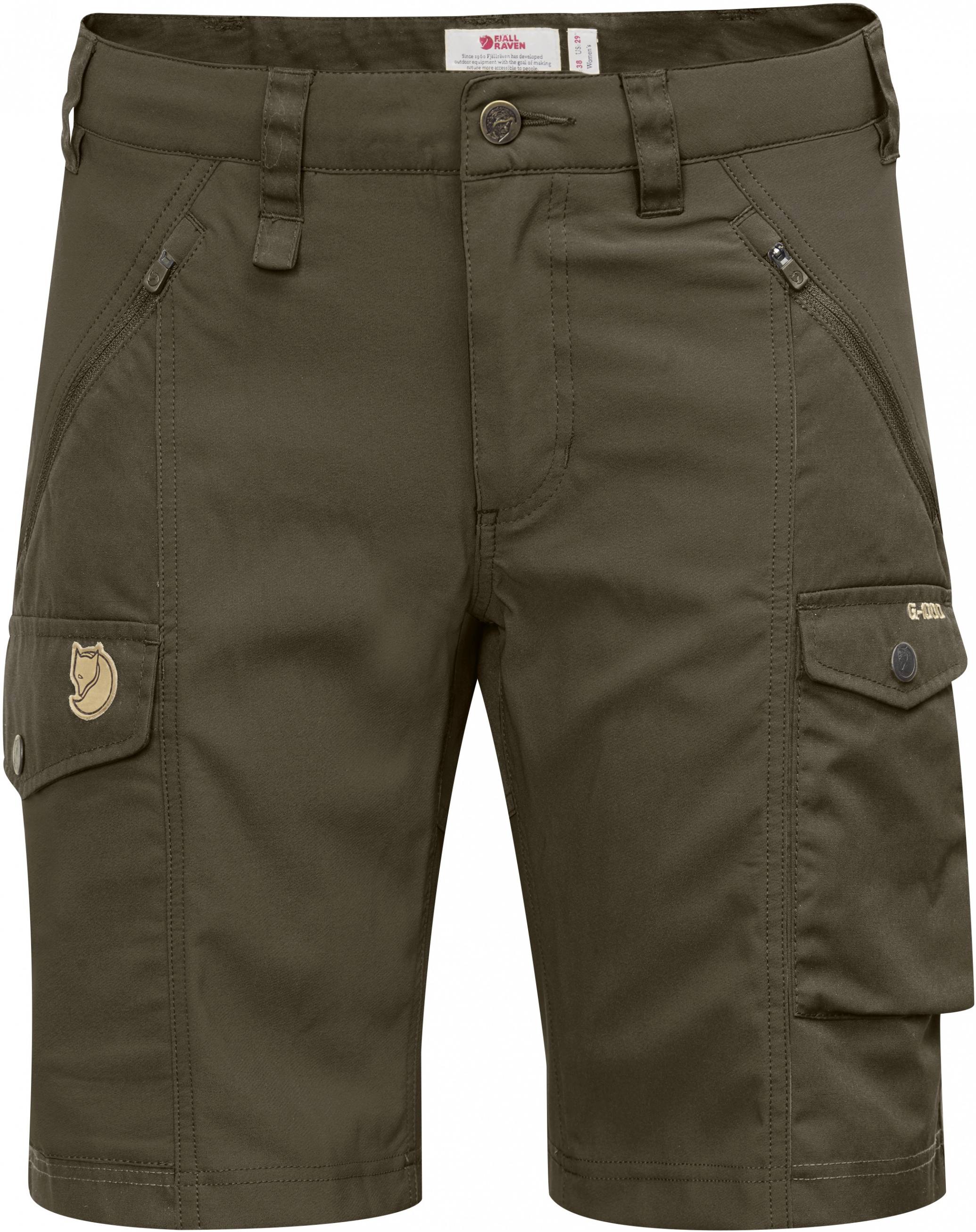 Nikka Shorts Curved W Dark olive 34