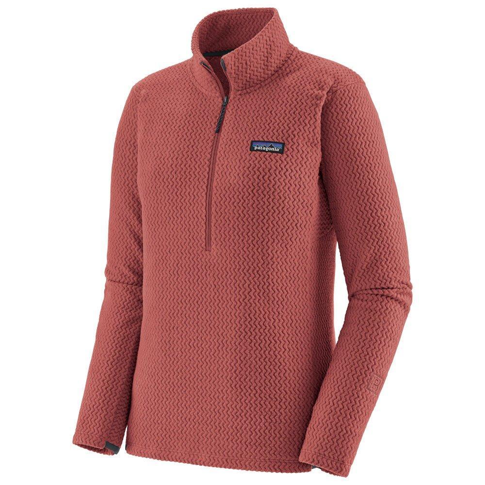 Patagonia Women's R1 Air Zip-Neck - Recycled Polyester, Rosehip / S