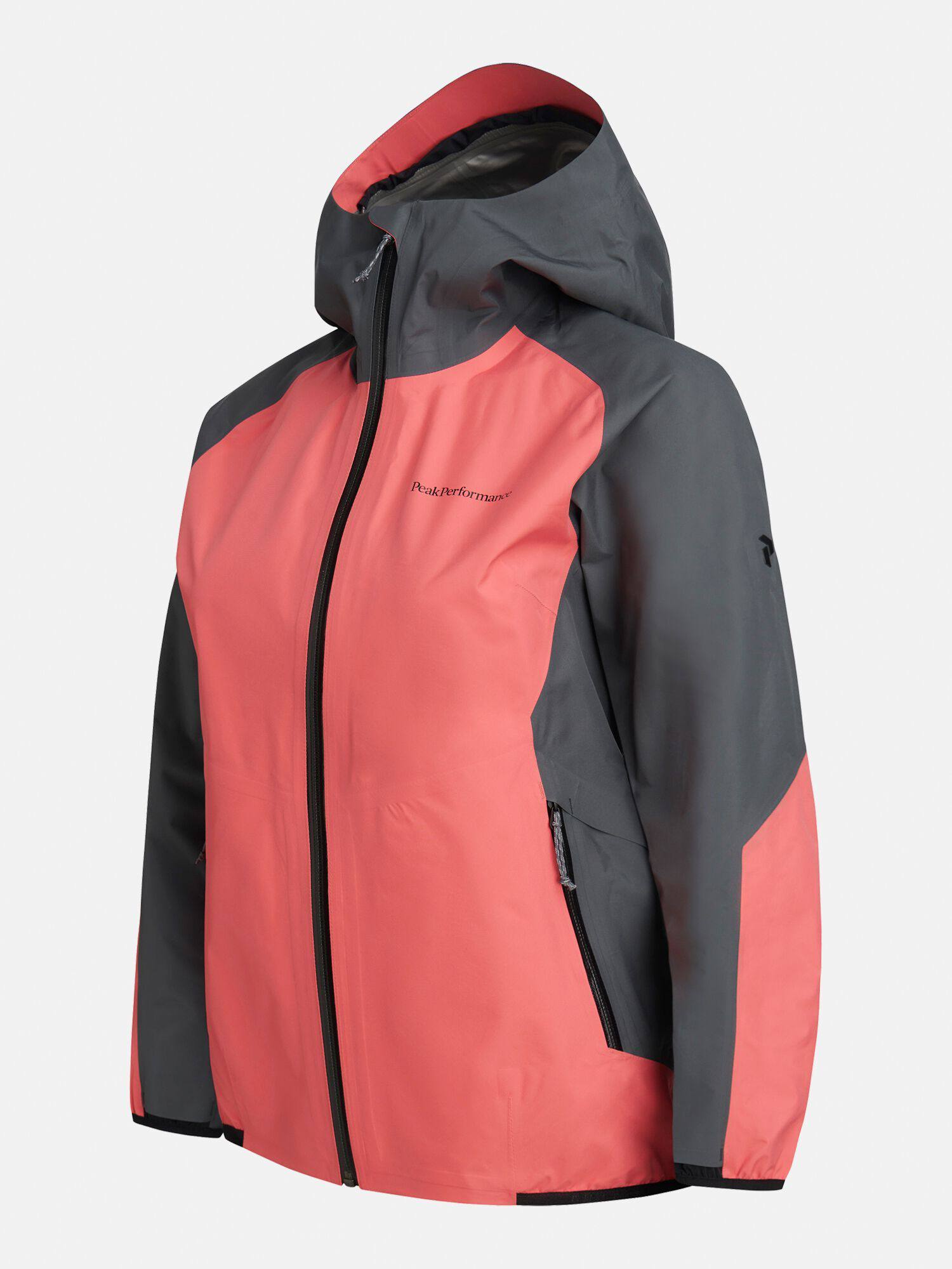 Pac W Jacket Harmaa / Punainen XL