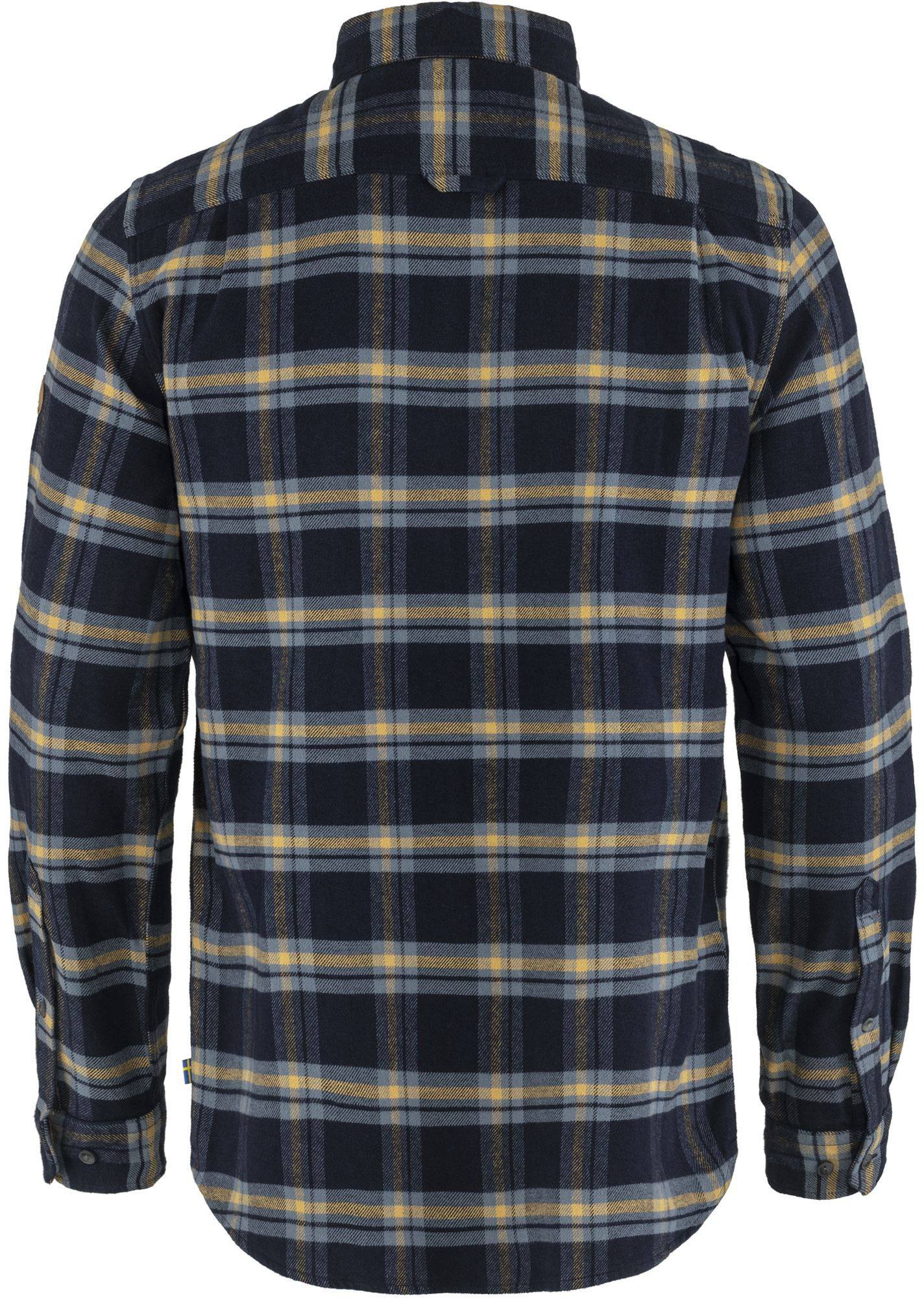 Övik Heavy Flannel Shirt Dark navy L