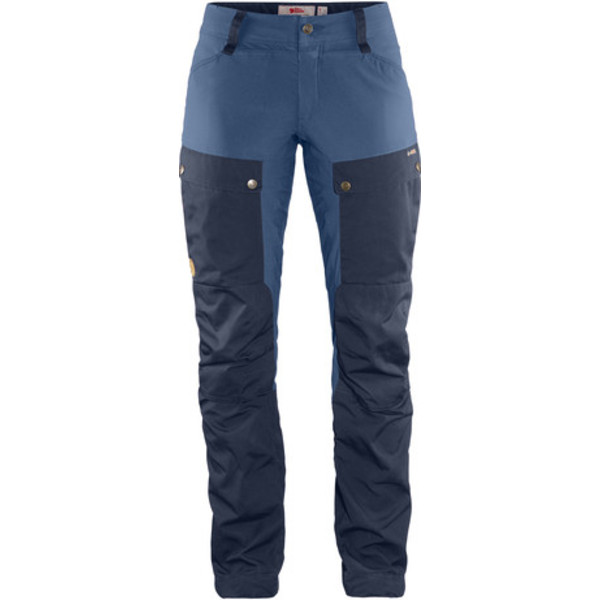 Fjällräven Keb Trousers Curved W Reg - Dark Navy-uncle Blue - Naiset - 36