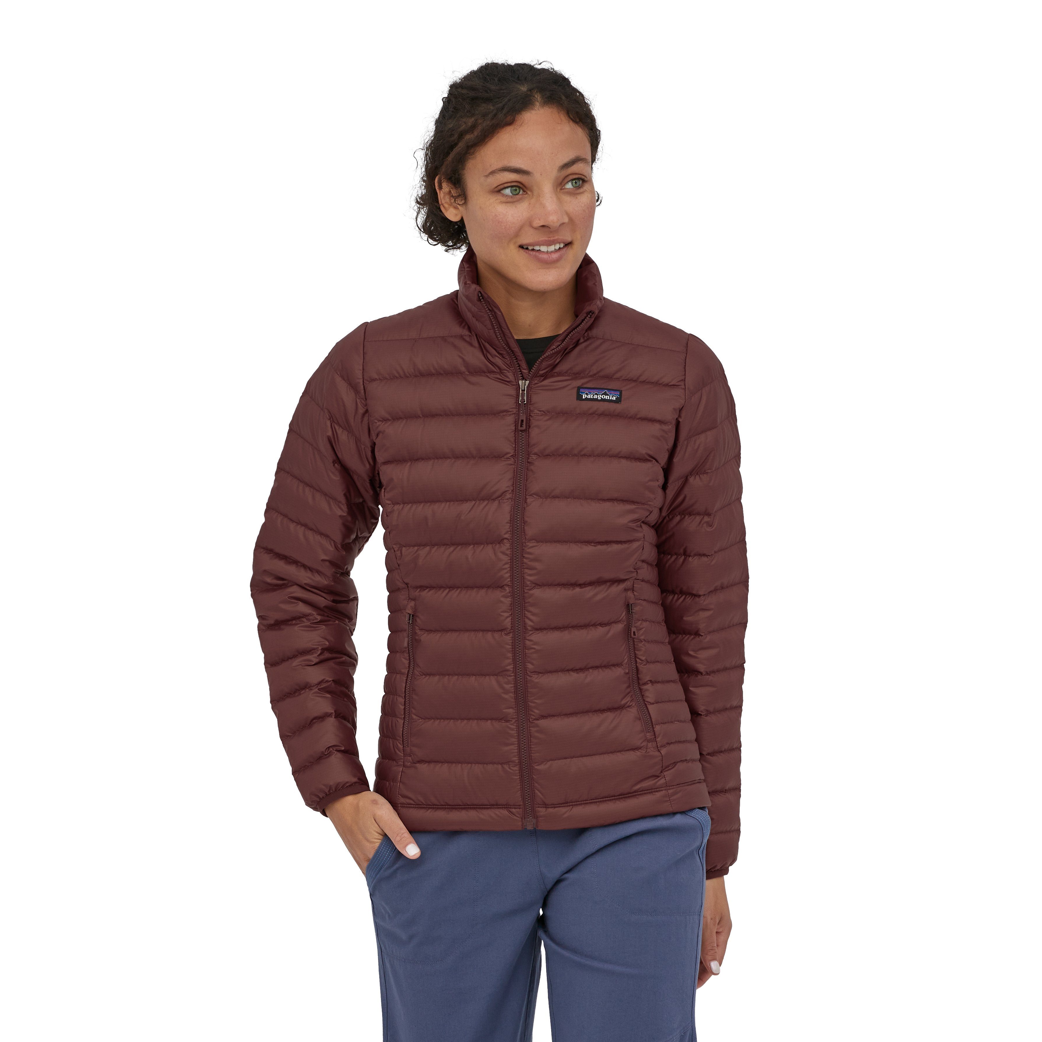 Patagonia Naisten Down Sweater Eettinen Untuvatakki, Dark Ruby / M