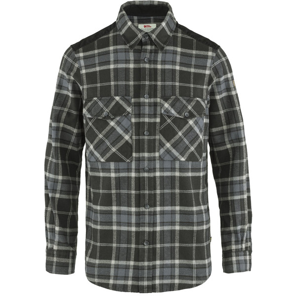 Fjällräven Övik Twill Shirt M - Black-fog - Miehet - L